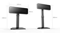 Precio de Fábrica LIF VFD Pantalla de Cliente de 2 Líneas Interfaz USB/RS232 Múltiples Idiomas Compatible con Windows/Linux/Android/iOS POS