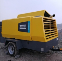 Sistema de Compresor de Aire Portátil de Alta Resistencia Atlas Copco de Última Generación, 400-850 CFM, para Proyectos de Petróleo, Gas y Servicios Públicos