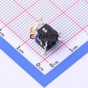 TM-002-M2-05 Tactile Switch SMD,6x6mm Switch Single Pole Single Throw Round Button 2.6N Vertical Mount - Product Image 2