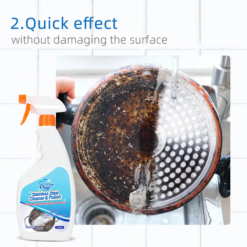 Hot Selling Cast Iron Rust Stain Remover Hard Surface Cleaning Stainless Steel Cleaner And Polish