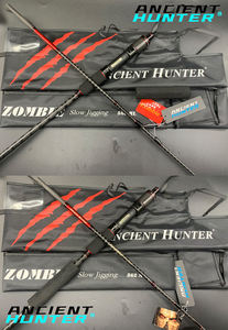 עתיק האנטר אוקיינוס חכת דיג אדום זומבי סדרת 1.83m פיתוי 30-150g פחמן ספינינג/ליהוק כוח 15KG איטי מפזזי מוט - Product Image 5