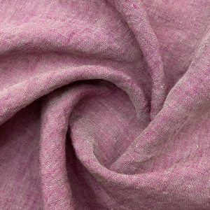 Tissu teint en fil de lin pur à haute densité <span class=keywords><strong>Vintage</strong></span> lin lavé de qualité supérieure pour les robes de chemise de printemps et d'été Techniques tissées - Product Image 4