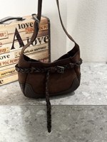 Tas Selempang Wanita Model Retro Suede Terbaru 2026, Desainer, Trendi, Mewah, untuk Belanja dan Bepergian