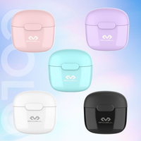 Miccell Écouteurs intra-auriculaires sans fil Contrôle tactile Type-C Plug Indicateur LED Étanche Faible latence