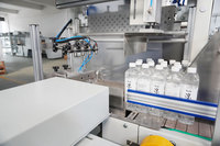 Machine d'emballage entièrement automatique à tunnel de rétraction thermique pour film PE, haute précision, avec PLC
