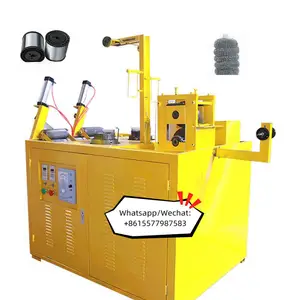 high capacity 2 head knitting Kitchen Cleaning Ball Steel Wire Mesh scourer making Machine for opening a factory