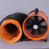 Tuyau de ventilation minier flexible en PVC renforcé de 16 pouces 10 m Tuyau de ventilation minier en bâche