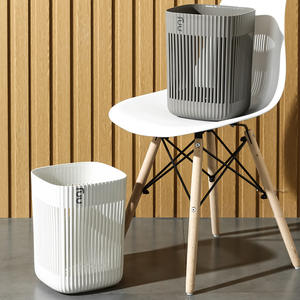 ถังขยะทรงสี่เหลี่ยม 12 ลิตร ขนาดใหญ่ สำหรับใช้ภายในบ้าน สำนักงาน ห้องน้ำ ห้องครัว ห้องนั่งเล่น ห้องนอน - Product Image 1