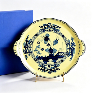 Assiette ovale en porcelaine de style italien écologique de 35 cm, vente en gros, emballage cadeau pour la table - Product Image 5