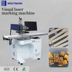 Machine de marquage laser à fibre pour métal de bureau avec système de positionnement visuel automatique par caméra - Product Image 3