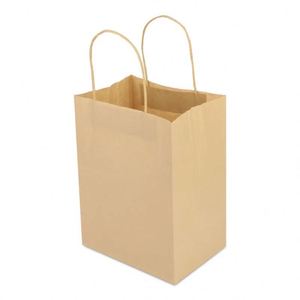 Bolsas de Papel Kraft Personalizadas Multicolores, Bolsas de Regalo, Bolsas de Compras de Papel Kraft Blanco y Marrón - Product Image 5