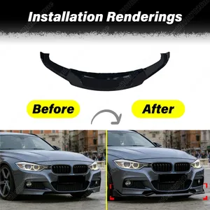 สำหรับซีรีส์ 3 F30 M Sport ปี 2013 2014 2015 2016 2017 2018 2019 อุปกรณ์ตกแต่งแผงกันชนหน้ารถยนต์ - Product Image 2
