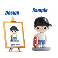 Shengye Perfekte Cartoon Skater Bär Charakter Mini Actionfiguren Spielzeug 6cm 8cm 10cm 12cm PVC Vinyl Harz Tier Sammlerstück