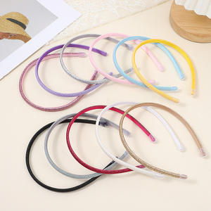 Diadema de Moda Hecha a Mano con Lentejuelas de 0.8cm <span class=keywords><strong>en</strong></span> 13 Colores, Diadema de Tela de PU con Hebilla, Accesorios para el Cabello DIY - Product Image 2