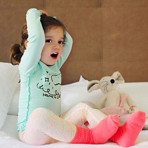 Vêtements coréens de haute qualité pour filles, vêtements de nuit pour enfants, ensemble de vêtements en coton - Product Image 1