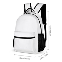 Ensemble de sacs à dos trois pièces à fermeture éclair géométrique avec motif lettre manuscrite, imperméable, pour enfants et étudiants, comprenant sac à dos, sac à déjeuner et trousse, couleur personnalisable
