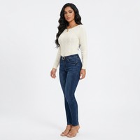 Pull-over personnalisé OEM & ODM pour femme grande taille, en tricot torsadé, manches longues, col rond, hiver, Noël, viscose, Tallas Grandes
