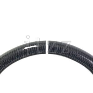 Pour <span class=keywords><strong>Ford</strong></span> <span class=keywords><strong>Mustang</strong></span> ST RS <span class=keywords><strong>GT</strong></span> 500 350 2024, volant sport en cuir blanc perforé, fibre de carbone, mise à niveau - Product Image 6