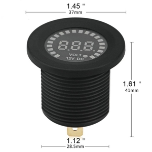 Serie de medidores de pantalla Digital inteligente para automóvil, monitoreo impermeable en tiempo Real, voltímetro OLED Digital para automóvil de CC y pantalla de amplificador - Product Image 3