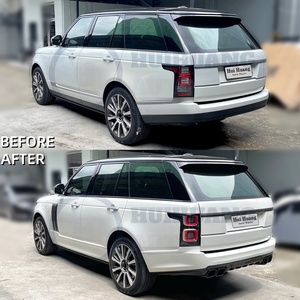 ชุดแต่ง Facelift Refit Retrofit สำหรับ Land <span class=keywords><strong>Rover</strong></span> <span class=keywords><strong>Range</strong></span> <span class=keywords><strong>Rover</strong></span> L405 ปี 2013 2014 2015 2016 2017 อัพเกรดเป็นรุ่นปี 2022 สไตล์ SVO - Product Image 3
