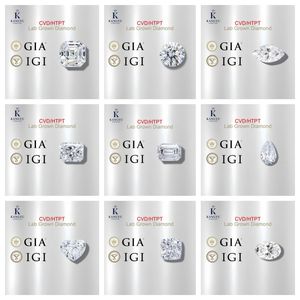 ホットセール CVD/HTPT ダイヤモンド 0.3カラット～6カラット 高品質ラボグロウンダイヤモンド 多様な形状とサイズ - ジュエリー製作用 GIA/IGI 認定 - Product Image 2