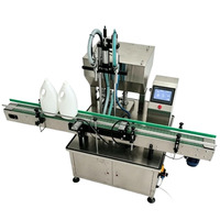 Machine de remplissage automatique Zhongjie à 2 têtes, pompe à engrenages à levage servo 42L pour bouteilles en plastique, eau, boissons, aliments