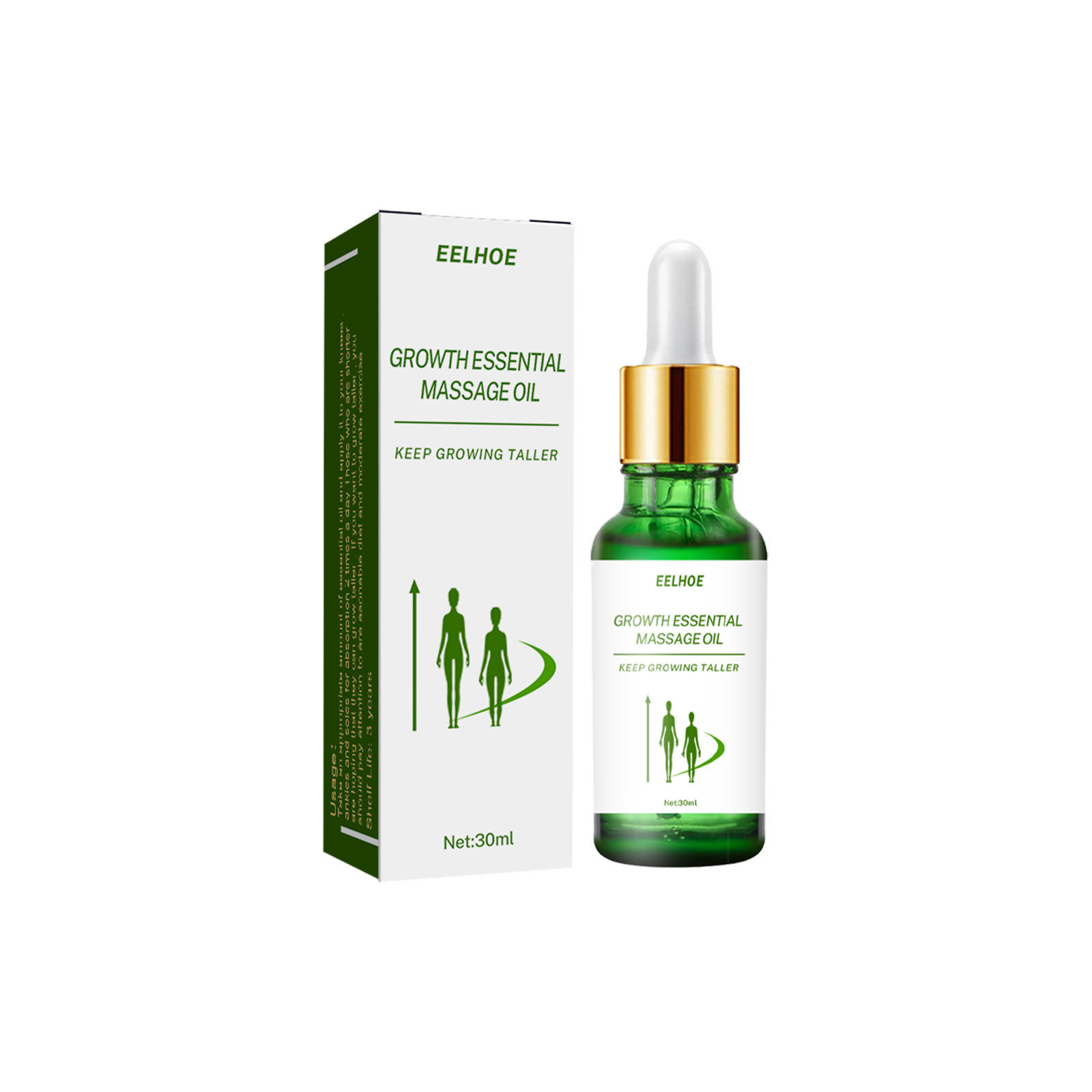 Strong Effective Body Grow Taller Increase Height Soothing Foot Promote Bone Growth Massage Oil Body Care 