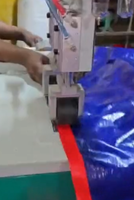 Machine à souder à tête unique pour pliage latéral