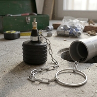 Kit combiné de bouchons de test gonflables série LF pour l'arrêt de l'eau et le test des canalisations d'évacuation et des systèmes de ventilation