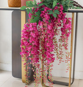 Fiore di Glicine Artificiale Gigante, Ramo Lungo 180cm, per Arco Nuziale, Decorazione Sospesa per Interni - Product Image 6