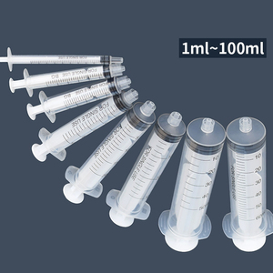 Injecteur 5ml à <span class=keywords><strong>200ml</strong></span> <span class=keywords><strong>Seringue</strong></span> industrielle à poussée manuelle non stérilisée Luer Lock/<span class=keywords><strong>Seringue</strong></span> distributeur à bouche droite - Product Image 2