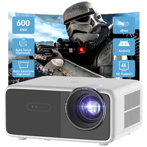 Proiettore S10 di Alta Qualità 4K HD, Proiettore da Parete Elettronico Wireless per Esterni, Smart TV per Sale Conferenze - Product Image 1