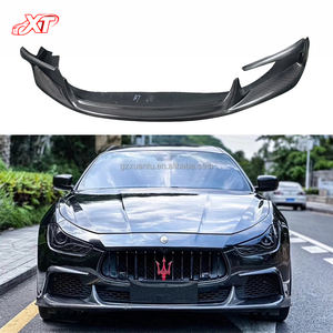 Lèvre avant en Fiber de carbone de haute qualité pour <span class=keywords><strong>Maserati</strong></span> Ghibli 14-16 mise à niveau pare-chocs avant menton Spoiler BodyKit - Product Image 1