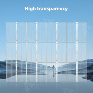 Film transparent ultra-fin HD <span class=keywords><strong>invisible</strong></span> pour <span class=keywords><strong>mur</strong></span> vidéo P3.9 P7.8 P10, écran LED flexible transparent IP65 pour magasin de détail - Product Image 1