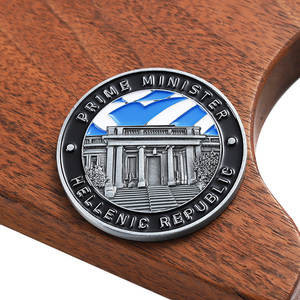 Fabricantes de monedas personalizadas Metal aleación de zinc 2d 3D Reversible impreso monedas conmemorativas esmalte Logo monedas de plata antiguas - Product Image 4