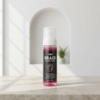 Mousse coiffante pour tresses à marque privée, haute brillance, sans résidus et légère, pour tresses, tresses bohèmes, torsades et locks