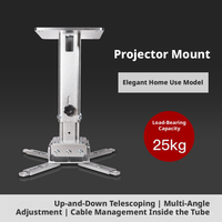 Compatible avec la plupart des projecteurs sur le marché, support de projecteur en alliage d'aluminium à longueur optionnelle