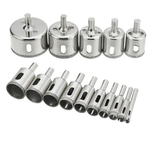 Diamond Hole Saw <b>Set</b> 6-50Mm For Glass <b>Tile</b> Drilling Metal <b>Drill</b> <b>Bits</b> With Carbide Tip Metric Size - Product Image 5
