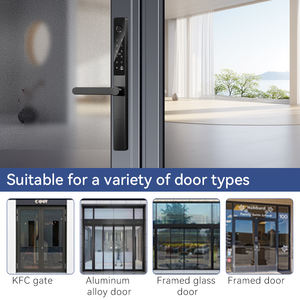 Kasman ตัวล็อกประตูอัจฉริยะแบบบางกันน้ำไวไฟ<span class=keywords><strong>เครื่อง</strong></span><span class=keywords><strong>สแกน</strong></span><span class=keywords><strong>นิ้ว</strong></span>อลูมิเนียมปลดล็อก Tuya แอปเข้ากันได้กับสำนักงานบ้าน - Product Image 6