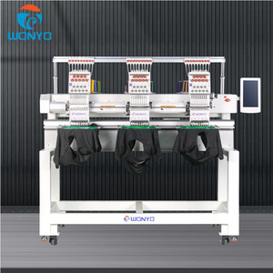 Para WONYO 3 cabezas <span class=keywords><strong>Happy</strong></span> <span class=keywords><strong>Japan</strong></span> Maquinas <span class=keywords><strong>Bordadoras</strong></span> Máquina de bordado computarizada automática para uso doméstico Venta al por menor Nueva condición Mo - Product Image 1
