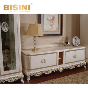 <span class=keywords><strong>Armario</strong></span> Clásico de Lujo de Madera Maciza con Tallados Dorados, 6 Puertas, Espejo <span class=keywords><strong>Exterior</strong></span>, Hecho en Foshan, Muebles de Dormitorio - Product Image 6