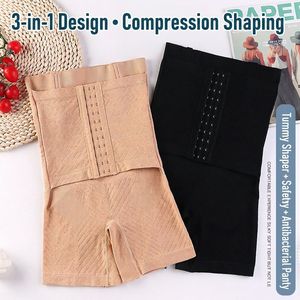 Faja Moldeadora de Cintura Alta para Mujer 3 en 1 con Control de Abdomen y Levantamiento de Glúteos, Bragas con Varillas de Acero Anti-Rodillo, Ropa Interior Moldeadora OEM/ODM - Product Image 4