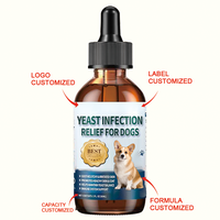 Gouttes OEM/ODM pour chiens contre les infections à levures - Réduit les irritations et l'inflammation - Soulagement apaisant des démangeaisons, traitement des infections auriculaires