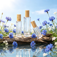Botol Parfum Isi Ulang Kaca Premium Ramah Lingkungan Bentuk Persegi Panjang (30ml/50ml/100ml) dengan Pompa Semprot Berlapis Matte