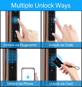 Cerradura Inteligente de Seguridad para el Hogar de <span class=keywords><strong>Nueva</strong></span> Generación UEMON, Smartlife IPS Bar, Huella Dactilar Biométrica, Reconocimiento Facial 3D, Control por Aplicación Android, Plástico - Product Image 3