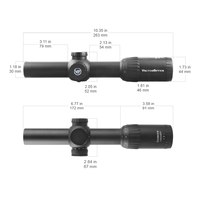 Lunette de tir Vector Optics Constantine 1-8x24 SFP LPVO en aluminium