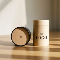 Boîtes en tube de papier oblongues personnalisées de couleur noire en gros avec logo, finition mate, matériaux recyclés pour l'emballage de parfums, de lunettes et de cadeaux