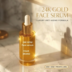 Suero Facial Hidratante de Lujo con Ácido Hialurónico 24K Gold, Suero Reparador de Barrera Hidratante para Piel Seca, Productos para el Cuidado de la Piel - Product Image 1