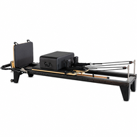 Machine de Pilates Reformer Commerciale en Aluminium Durable, Portable et Réglable pour Entraînement Complet en Studio ou à Domicile