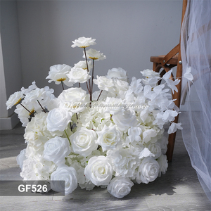 ดอกไม้ประดิษฐ์สีขาวขายดีของ DKB ชุดดอกไม้ประดิษฐ์สำหรับตกแต่งฉากหลัง ทางเดินดอกไม้ แถวดอกไม้สำหรับตกแต่งงานแต่งงาน - Product Image 3